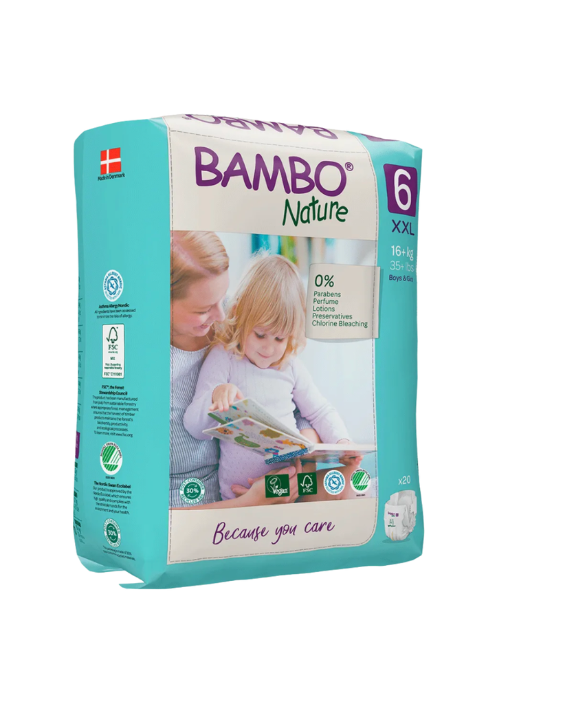 [01-0652] Lange Bambo Nature no.6 maxi x-plus 16-35 kg, 20 pcs