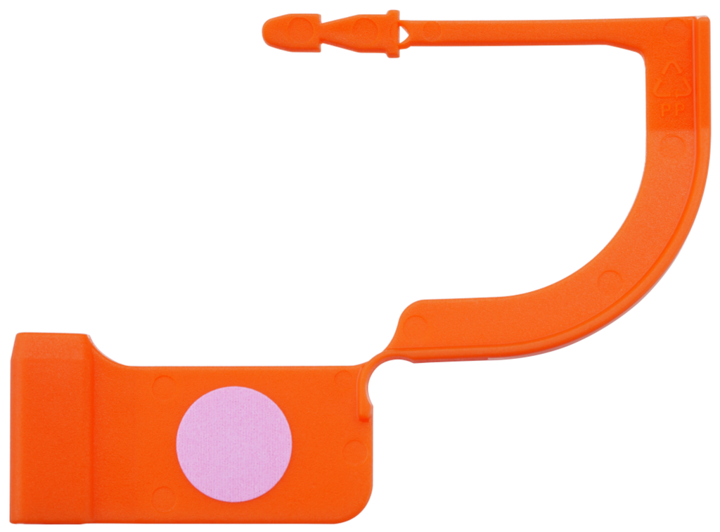 Tamperproof lock orange indicateur vapeur