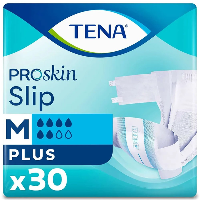 [710607] TENA Proskin Slip Plus, Taille M,_x000D_
30 pièces