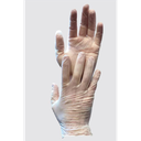 Gants en vinyle, blanc, taille L, non poudrés, Eco-Plus, 100 pces