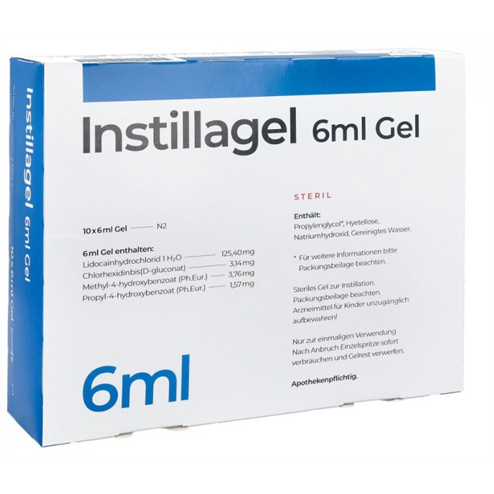 [379240] Lubrifiant Instillagel 6ml, 10 pièces