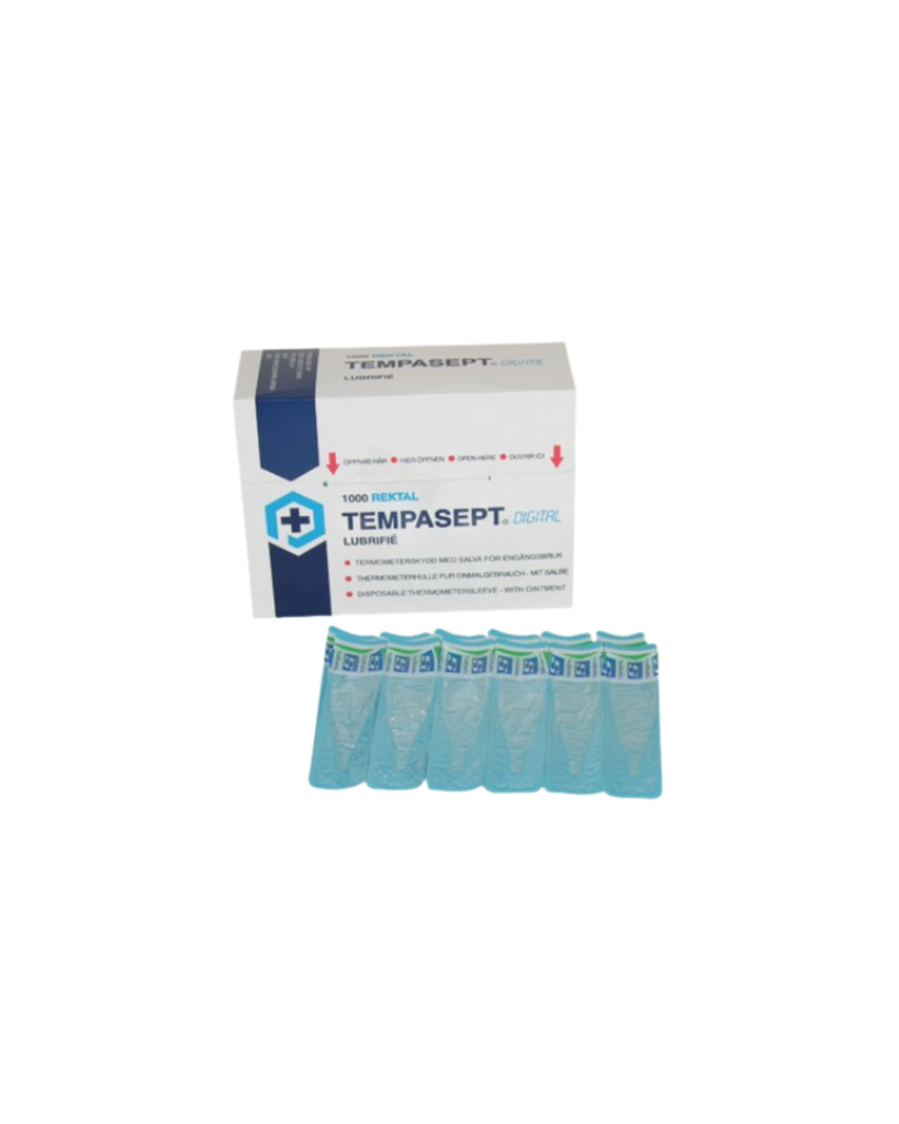 [8M090030-223740 AM-P] Housses de protection pour thermomètre, 30 pièces, Tempasept Digital, sans lubrifiant