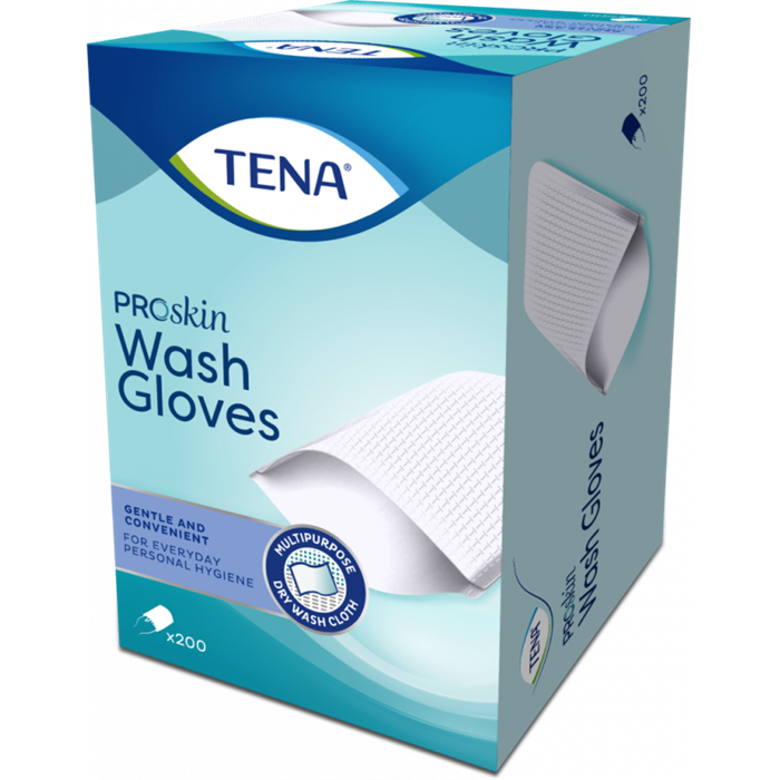[740400] TENA Washglove ProSkin,  
200 pièces