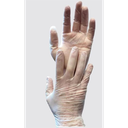 Gants en vinyle, blanc, taille S, non poudrés, Eco-Plus, 100 pièces