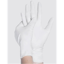 Gants en nitrile, blanc, taille S, non poudrés, Eco-Plus, 100 pces
