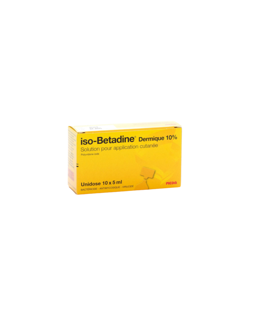 ISOBETADINE DERM.10% SOL. 10X5ML UNIDOSES