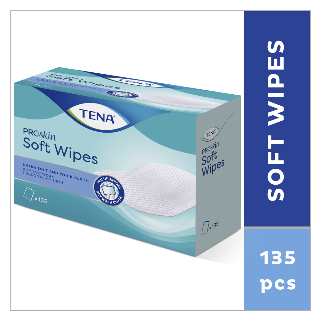 [740710] TENASET SOFTWIPE DISTRIBUTEUR, 135 LINGETTES _x000D_
30 X 32 CM