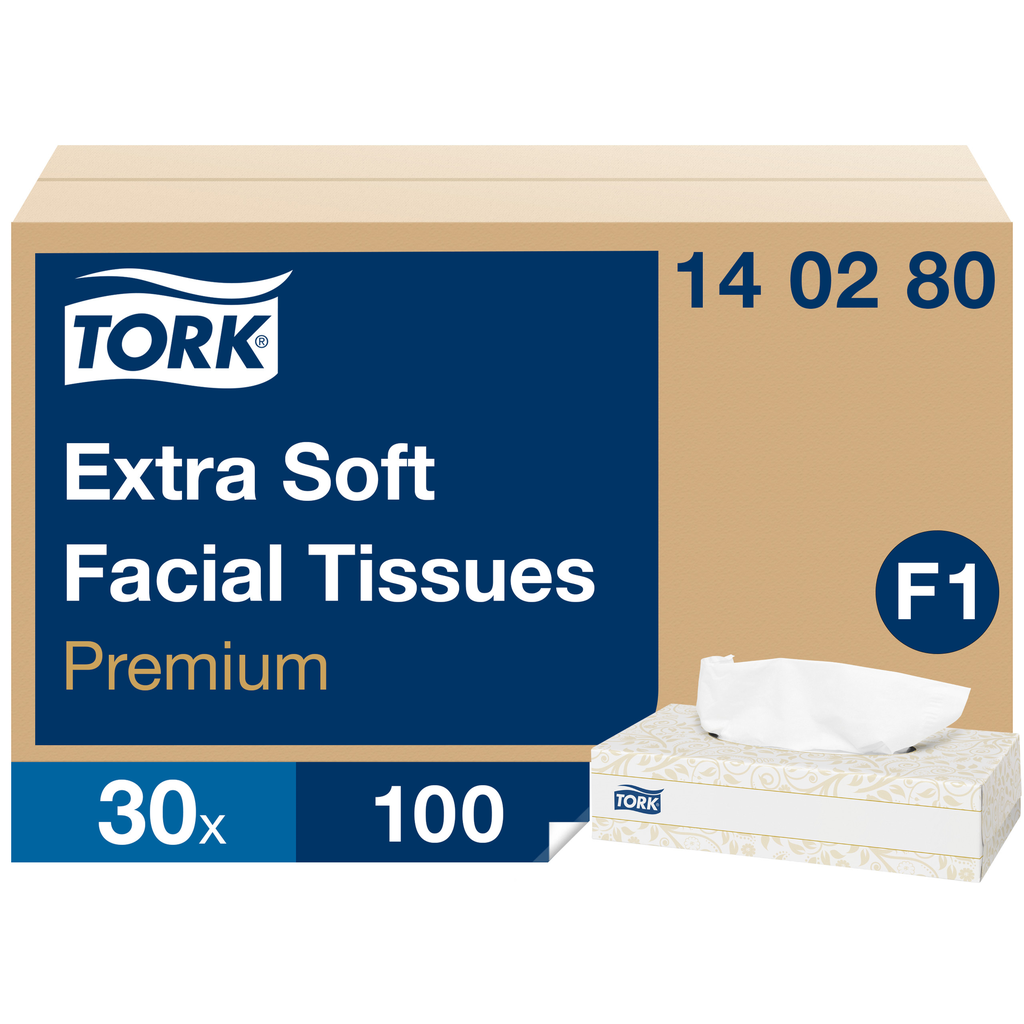 [140280] Mouchoirs faciaux Tork Extra Doux_x000D_
21 x 21 cm, 100 feuilles