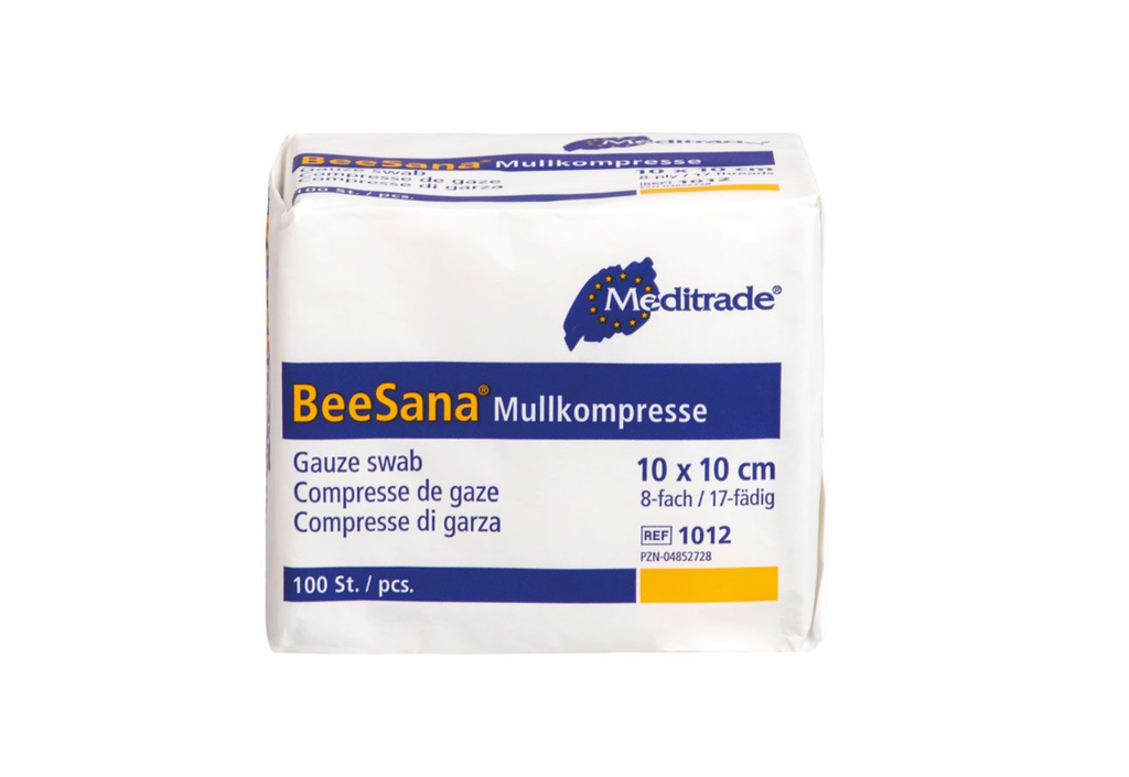 Compresses de gaze non stériles, 10 x 10 cm, paquet de 100 pièces