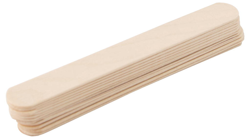 Abaisse-langue en bois MEDIMEX, 15 x 1,8 x 0,15 cm, boîte distributrice de 100 pièces