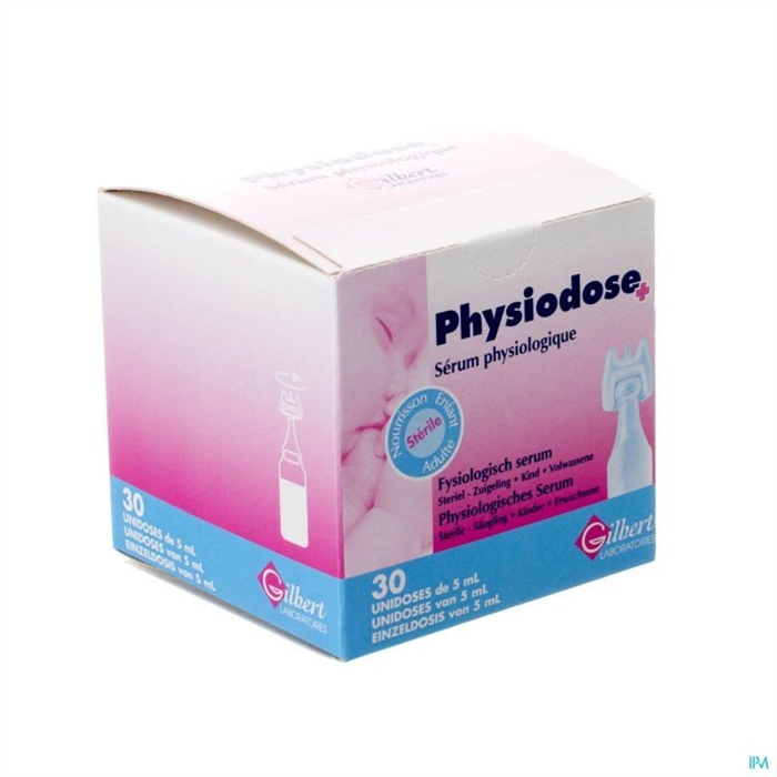 Physiodose Sérum Physiologique, 30 x 5 ml