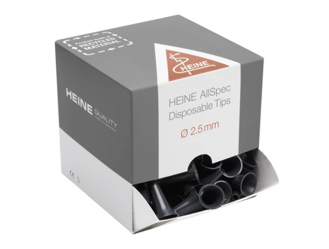 HEINE embouts jetables pour enfants, 250 pièces, diamètre 2,5 mm