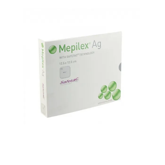 SCAX Mepilex Ag - Pansement hydrocellulaire antimicrobien - 12.5 x 12.5  cm