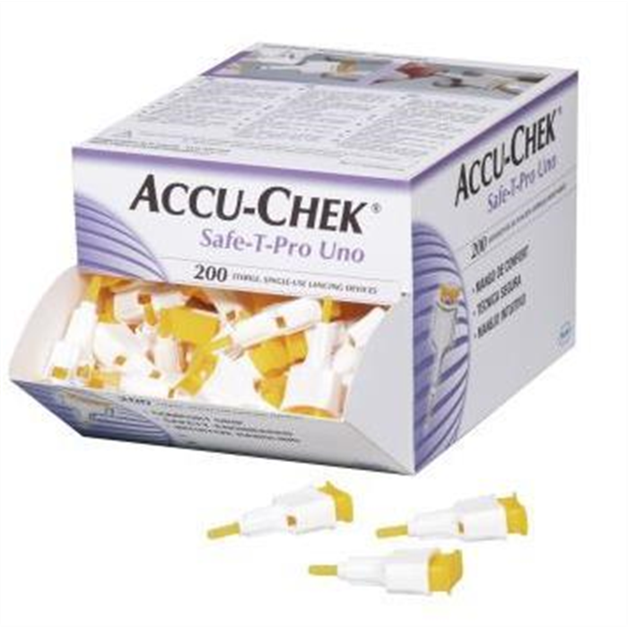 Accu-check Safe-T-Pro Uno, Pack zu 200 Stück