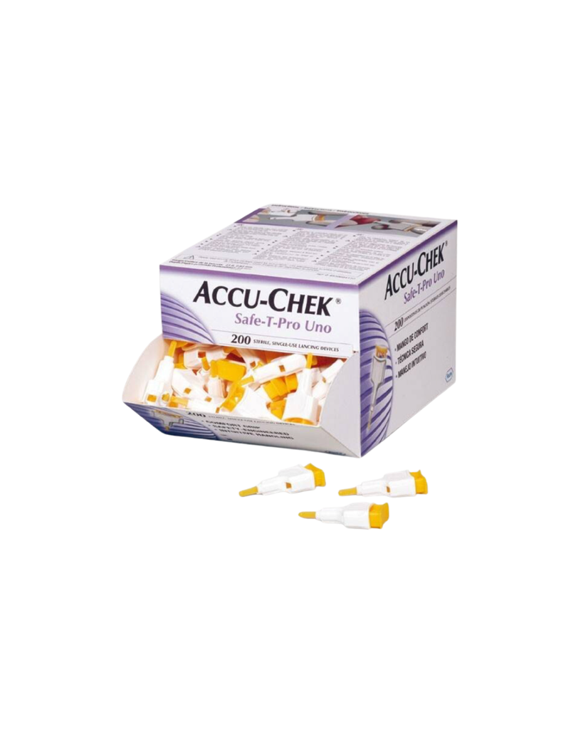 [403190] Accu-check Safe-T-Pro Uno, boîte de 200 pièces