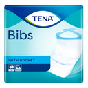 TENA Bibs, bavoirs jetables, Taille L, 37 x 66 cm, avec poche, 150 pièces