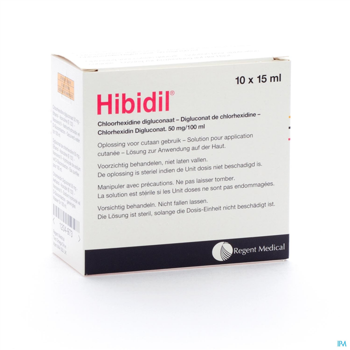 Hibidil 0.05%, 10 x 15 ml