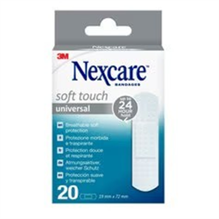 Nexcare Soft Touch Universal, Pansements doux universels ,  20/Packung