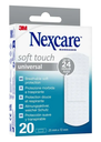 Nexcare Soft Touch Universal, Pansements doux universels ,  20/Packung