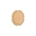 SCAX Mepilex Border Flex,13 x 16 cm, Oval, boite à 5 pcs