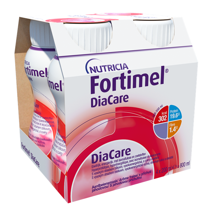 Fortimel DiaCare Fraise, 4 x 200 ml