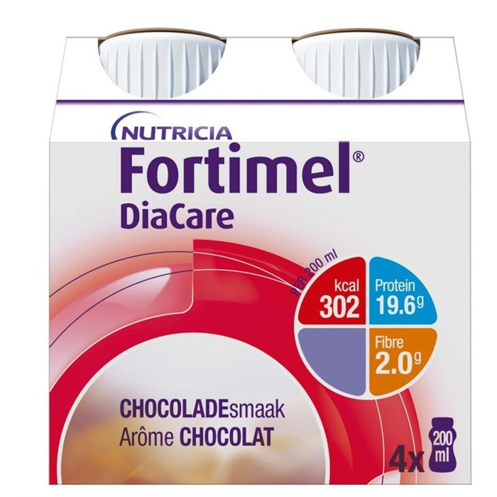 [70594] Fortimel DiaCare Chocolat, 4 x 200 ml