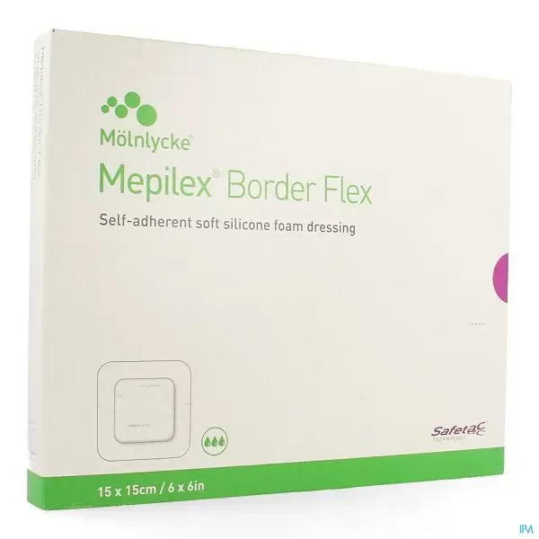 SCAX Mepilex Border Flex 15 x 15 cm - Bte à 5 pcs