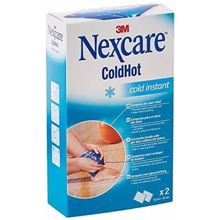 [N1574D] Nexcare Cold Instant Therapy Pack, coussin de froid instantané, double pack 2 pièces