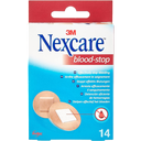Nexcare Blood-Stop strips, d.22 mm,Pansements ronds hémostatiques,  14 pièces