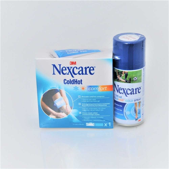 Nexcare Display Promo Pack 12 pièces : ColdHot Comfort + Spray D1571 Offert