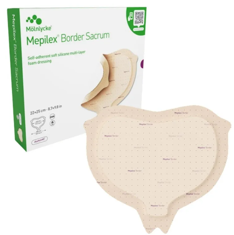 SCAX Mepilex Border Sacrum 22 X 25 cm, boite à  5 pièces