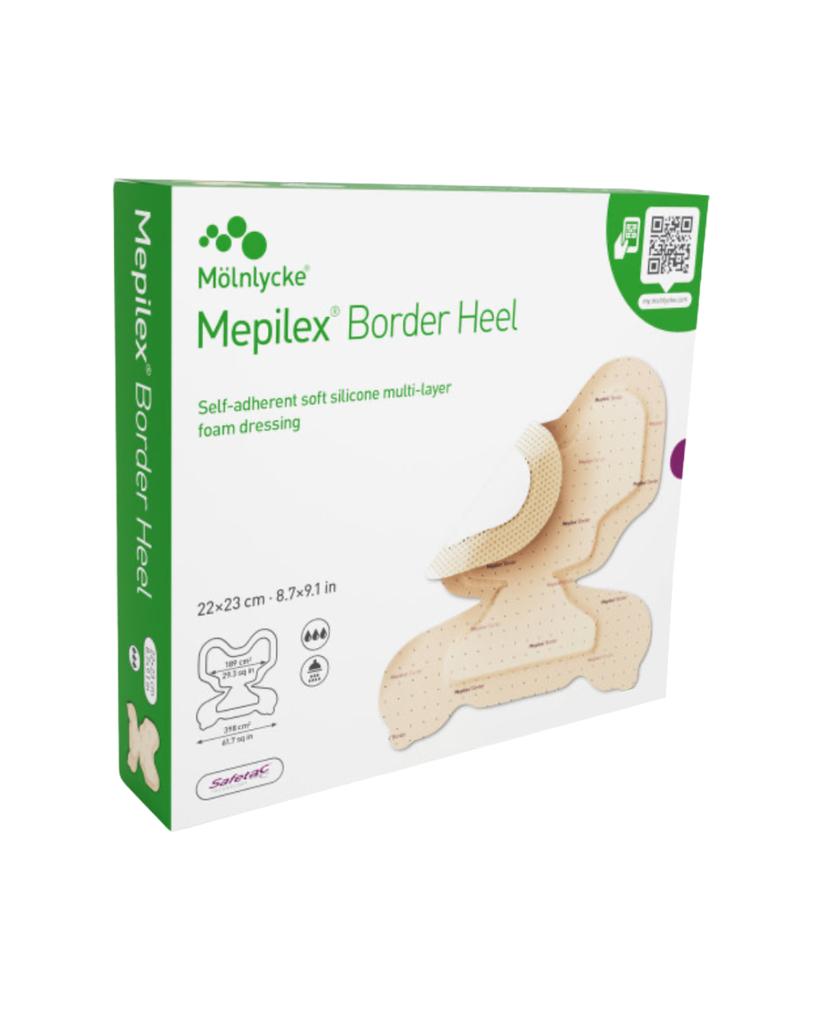 SCAX Mepilex Border Heel, 22 x 23 cm, boite à  6 pcs
