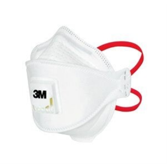 [1873V+ GDME] Masque Aura Respiratoires avec Valve FFP3 _x000D_
Poids Filtre 14.1 g, Bte 10 Pcs