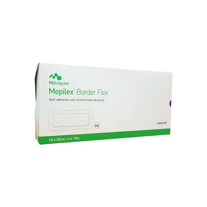 SCAX Mepilex Border Flex 10 x 25 cm, boîte de 10 pièces