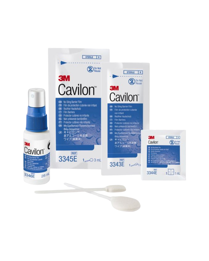 Cavilon film protect, cutane non irritant 4 x 25 pcs, 3 ml sol polymer, applic, mousse (corrigé)