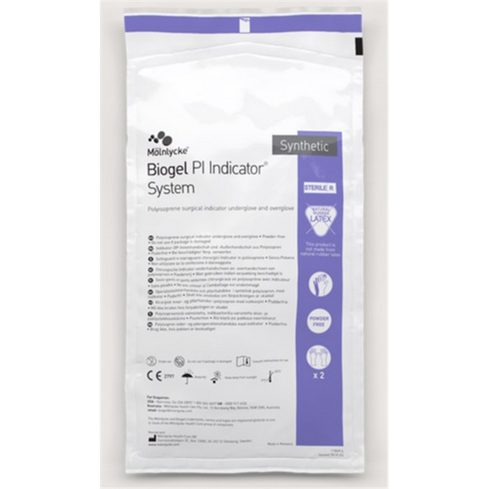 Biogel PI Indicator System 50 paires, taille 7.5, stérile