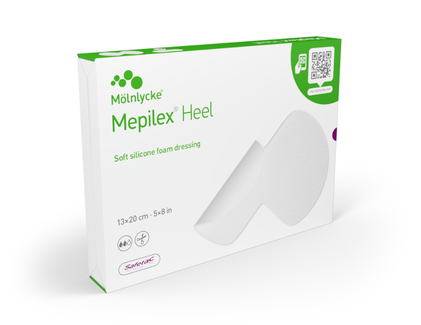 [288100] SCAX Mepilex Heel, stérile, pansement hydrocellulaire pour Talon , 13 x 20 cm