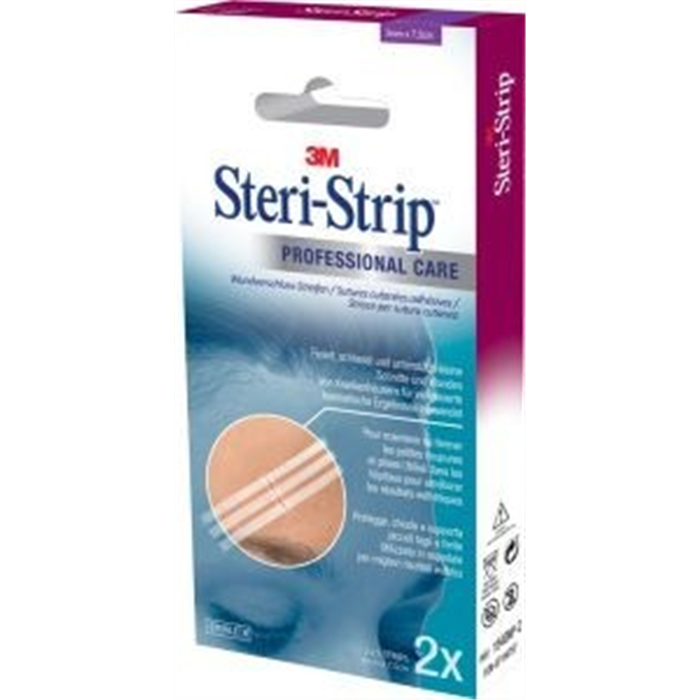 [1540P-2 KCIM] Steri-Strip 3 mm x 75 mm, 2 sachets de 5 bandes