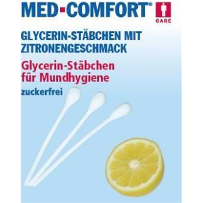 Tampons buccaux Lemon Glycerine Swabs 25 sets à 3 pièces 
pour l'hygiène buccale