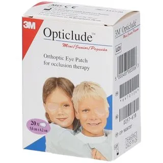 Opticlude pansement orthoptique junior 63 mm x 48 mm- boite a 20 pcs