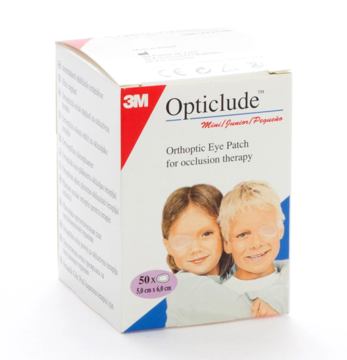 [153720] Opticlude pansement orthoptique_x000D_
junior 63 mm x 48 mm- boite a 20 pcs