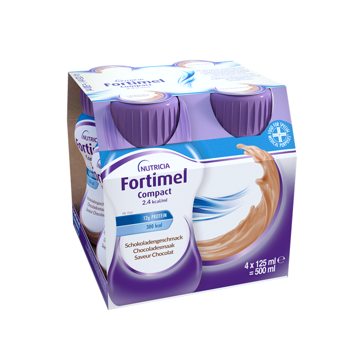 [171849] Fortimel Compact 2,4 kcal Chocolat 4x125 ml