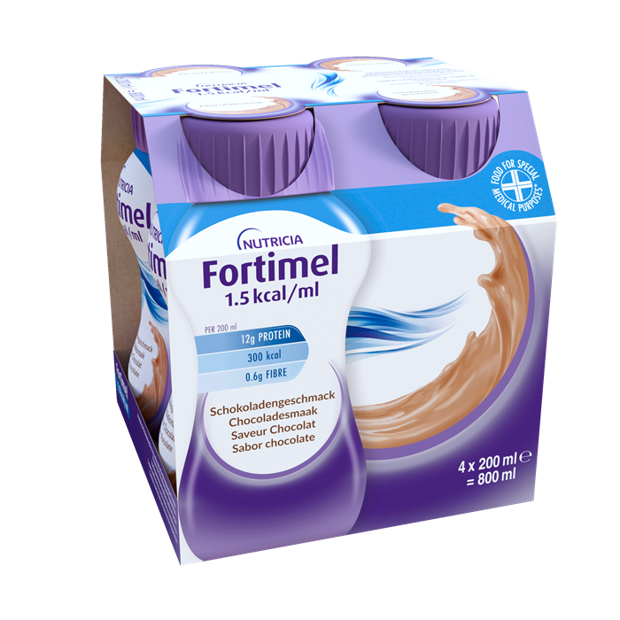 [41157 NUTR] Fortimel 1,5 kcal chocolat, 4 x 200 ml