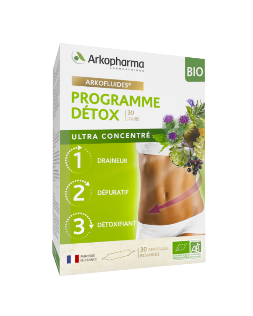 Arkofluides Programme Détox Bio 30 AMP.