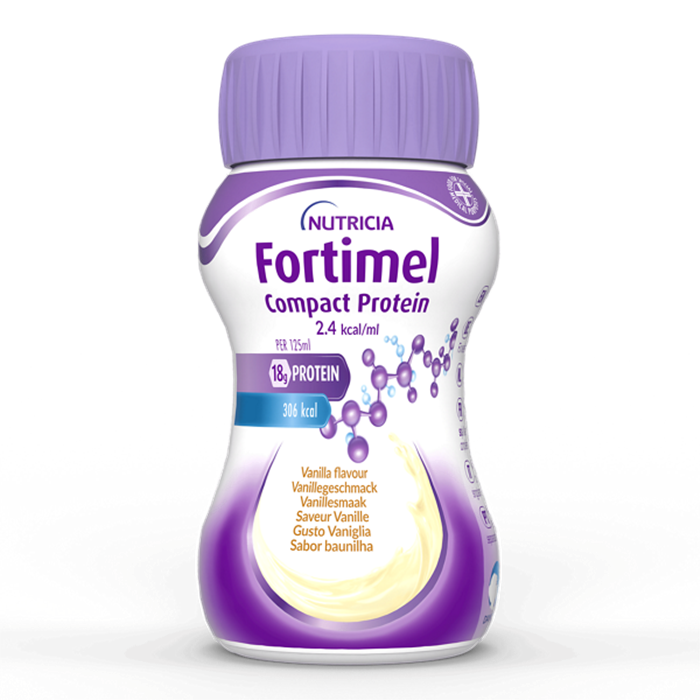 [201918 (ALT 162697)] Fortimel compact protein 2,4 kcal Vanillle, 4 x 125 ml