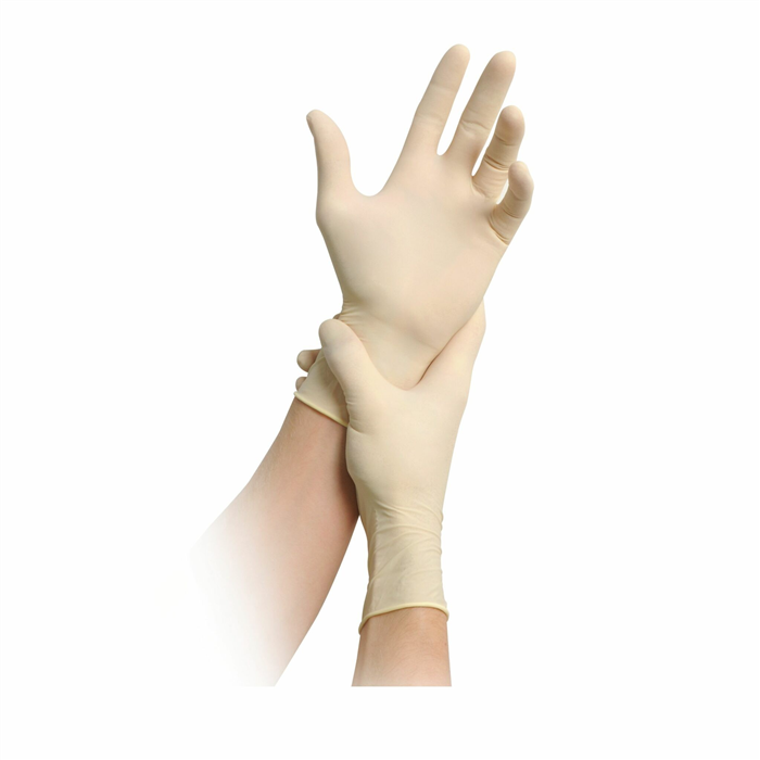 MaiMed-soft Gants d’examen en latex, sans poudre, taille XS, non stériles, 100 pièces