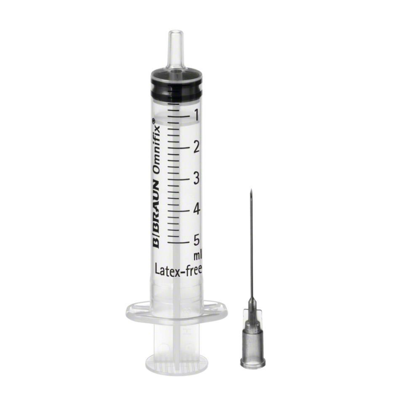 [4643119V] Omnifix 5 ml Duo 22G x 1 1/4", 100 pièces