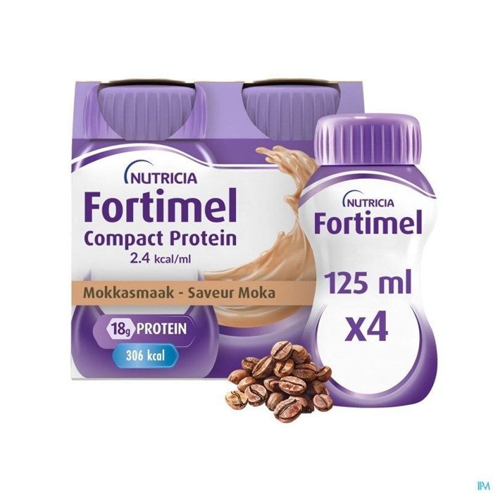 [205973-209116] Fortimel Compact 2,4 kcal Moka, 4 x 125 ml