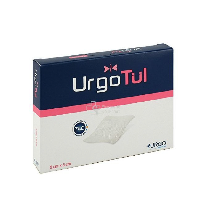 URGO Tül, 5 x 5 cm, 10 pièces