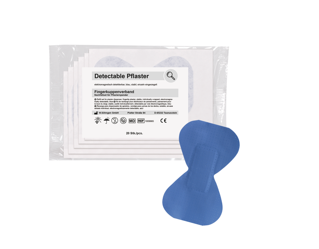 NACHFUELLSET DETECTABLE FINGERKUPPENVERBAND _x000D_
20 ST.